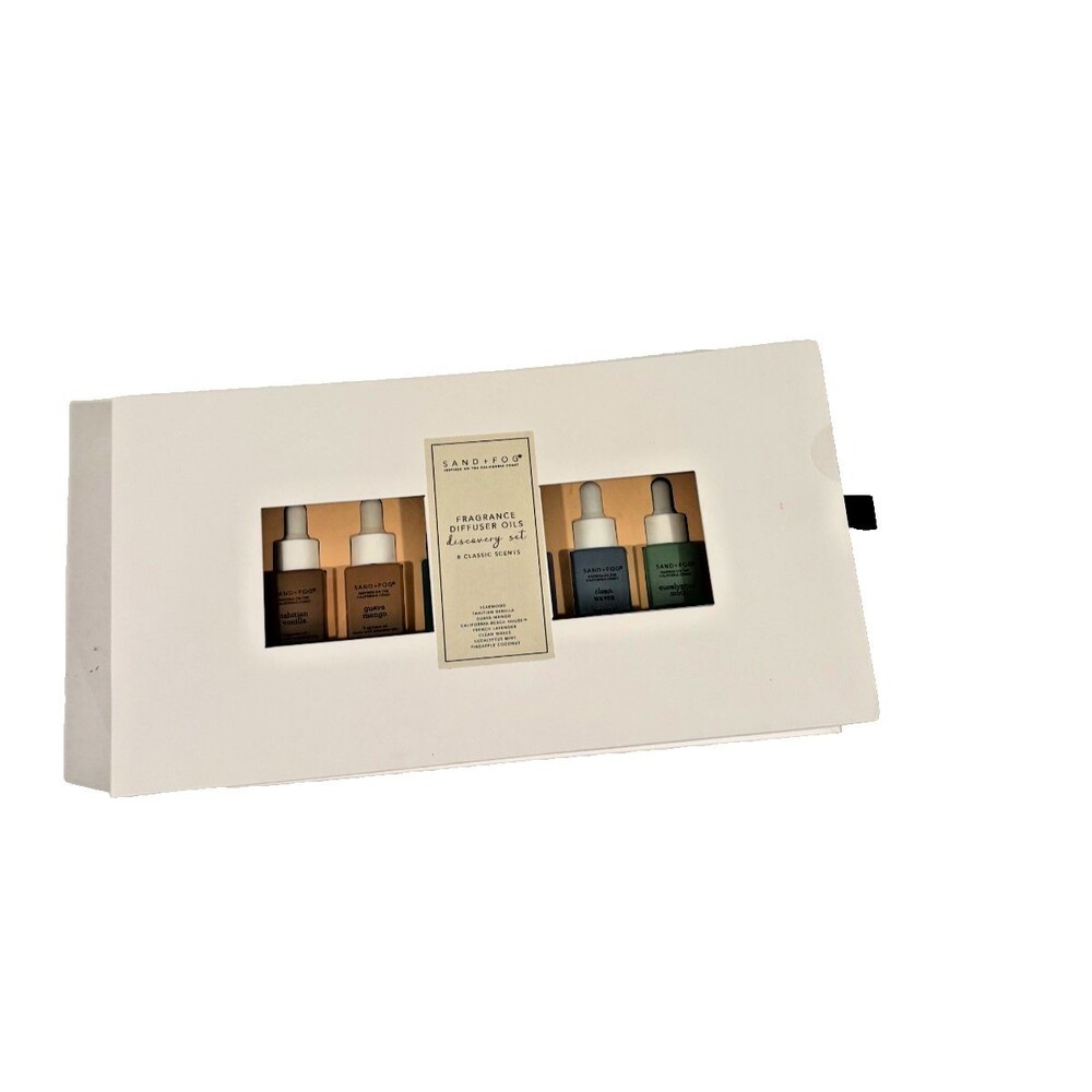 SAND AND FOG Fragrance Diffuser Oils Discovery Set 8 classic scents 0.33 fl. oz.